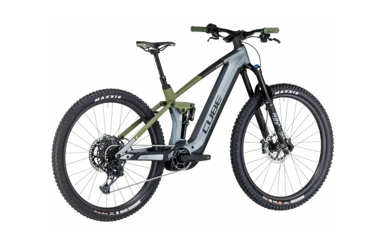 Cube Stereo Hybrid 140 HPC Pro 750 FlashGrey'n'Olive 2023